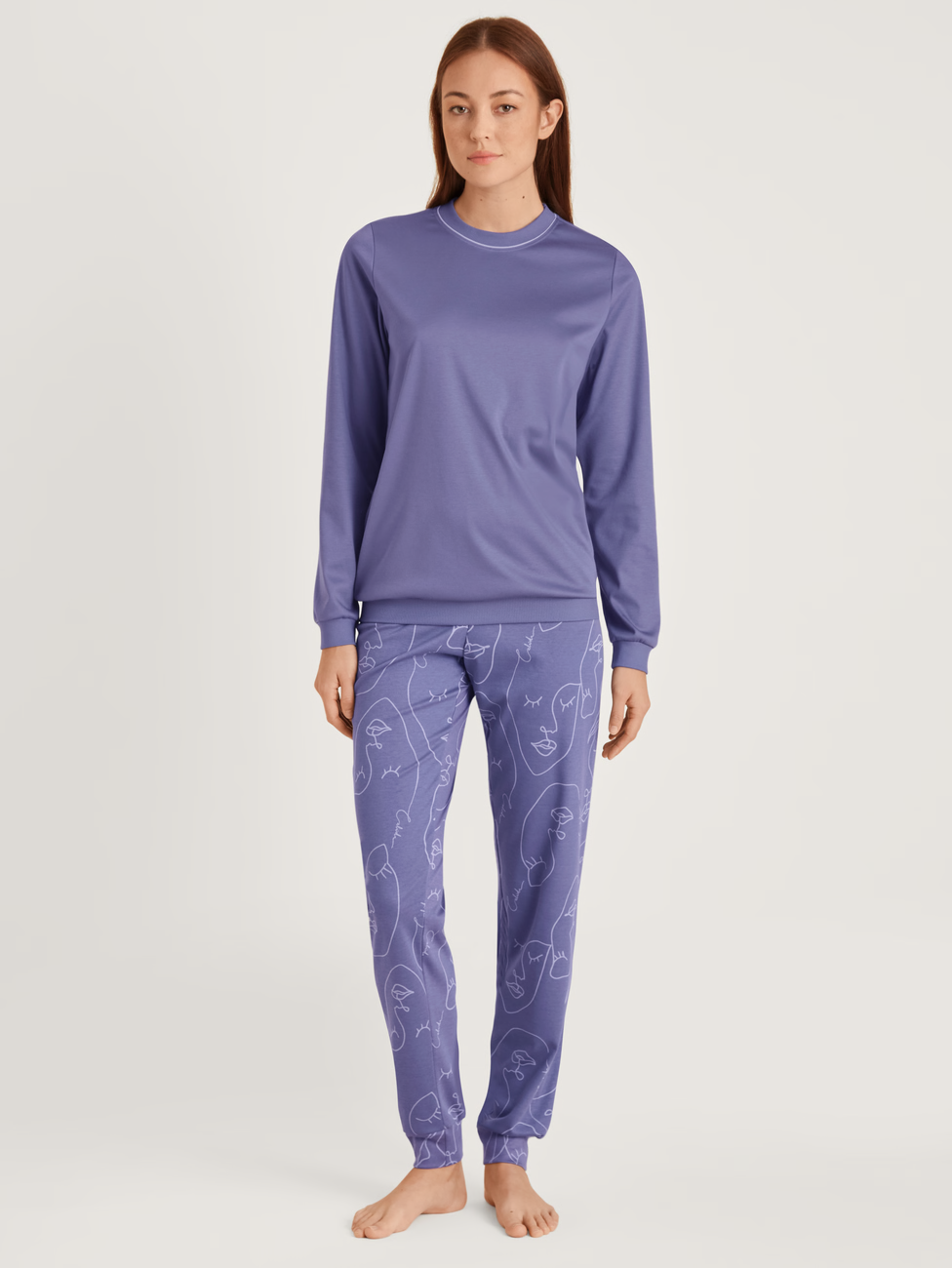 CALIDA NIGHT LOVERS Bündchen-Pyjama