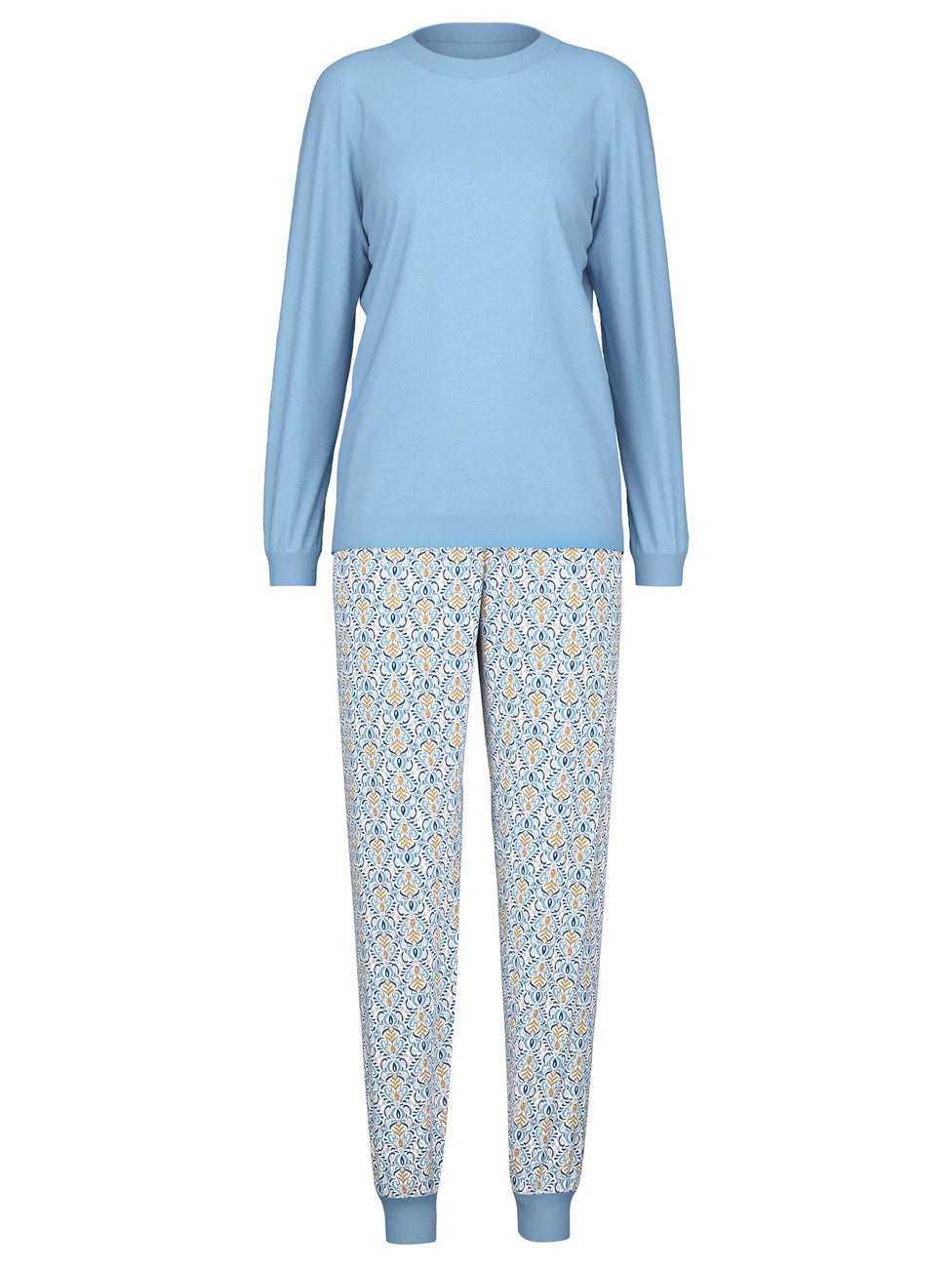CALIDA ORNAMENT NIGHTS Pyjama à poignets
