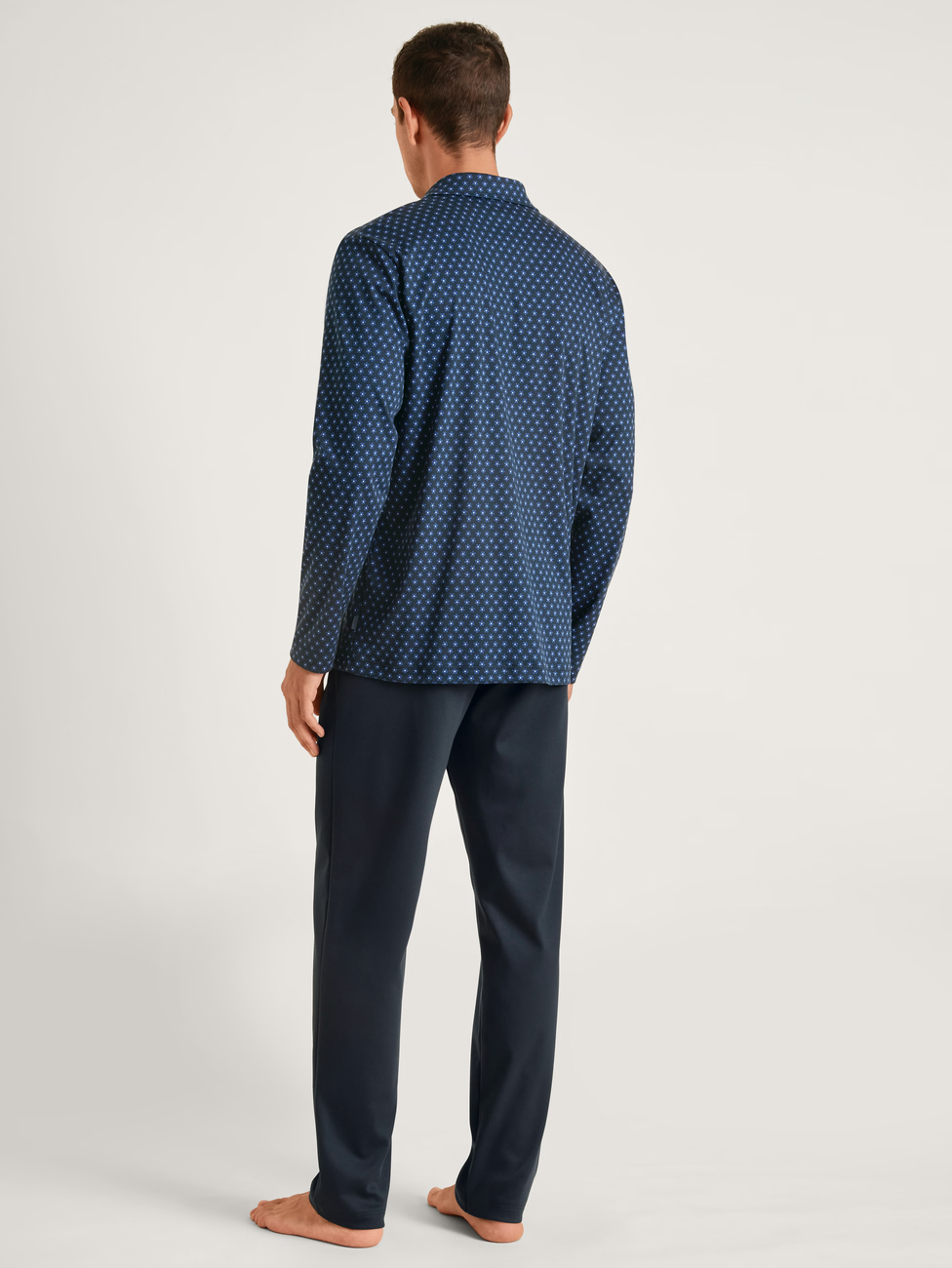 CALIDA RELAX SWISS EDITION Pyjama boutonné sur toute la longueur