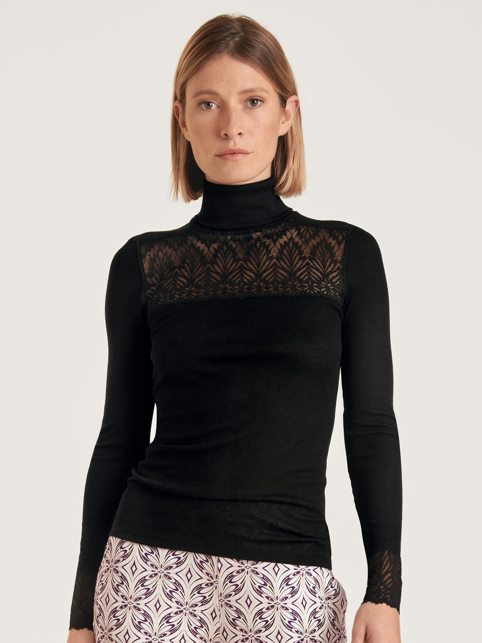 CALIDA SILKY WOOL GLAM T-shirt à manches longues
