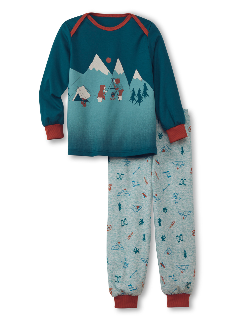 CALIDA TODDLERS SCOUT Kinder Bündchen-Pyjama