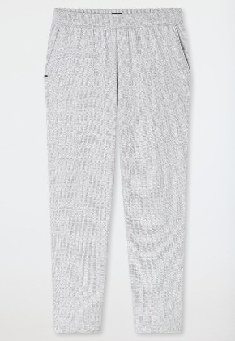 Schiesser Long jacquard jade pants - Mix+Relax