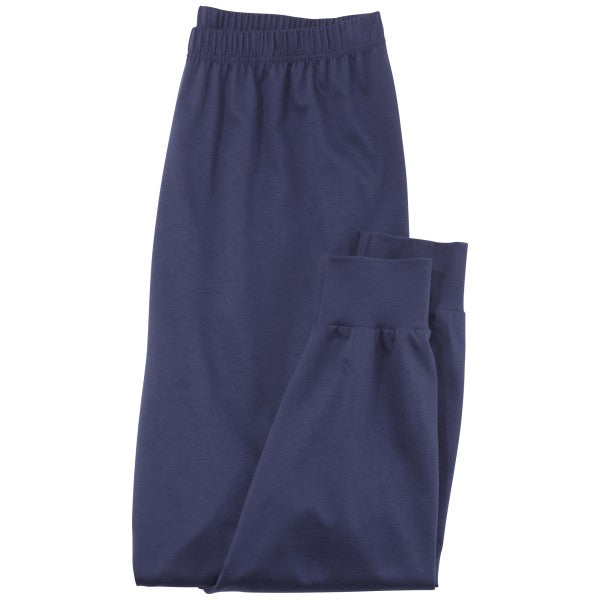 PYJAMA LANG, V-AUSSCHNITT, BÜNDCHEN