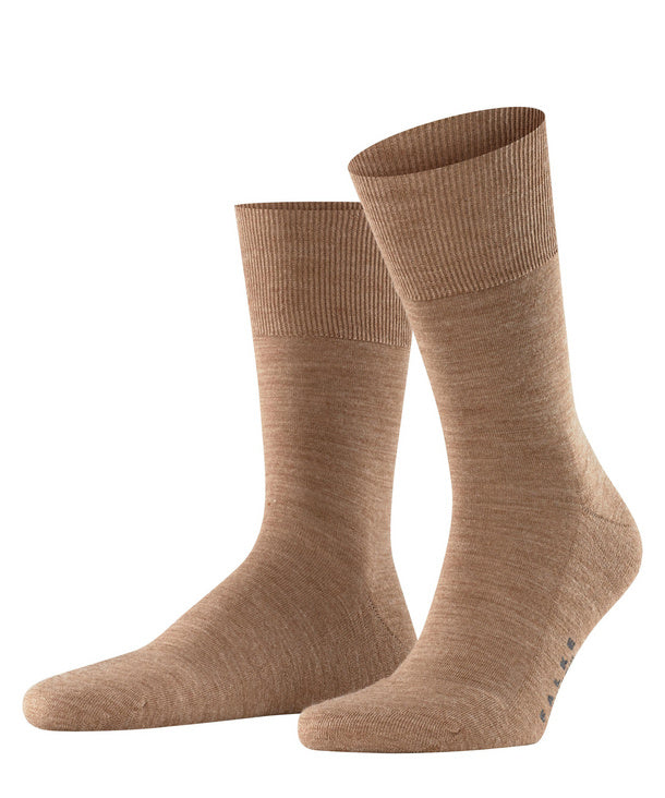 Airport Plus Hommes Chaussettes avec rembourrage semelle Couleur : nutmeg mel
