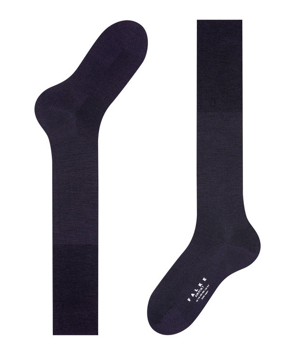 Airport Hommes Mi-bas avec laine vierge Couleur : dark navy