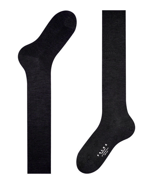 Airport Hommes Mi-bas avec laine vierge Couleur : black