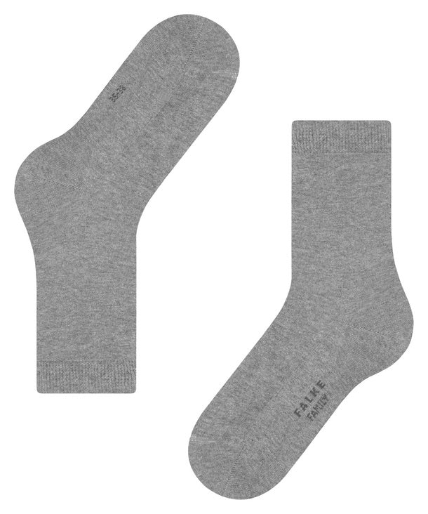 Family Femmes Chaussettes avec coton durable Couleur : greymix