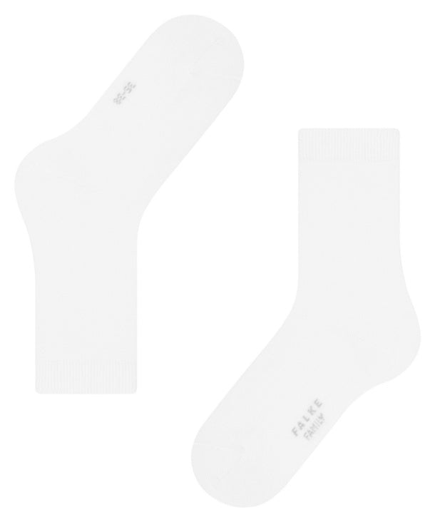 Family Femmes Chaussettes avec coton durable Couleur : white