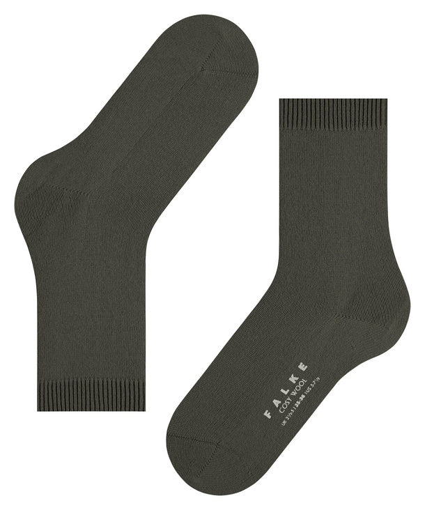 Cosy Wool Damen Socken
mit Schurwolle und Kaschmir
Farbe military