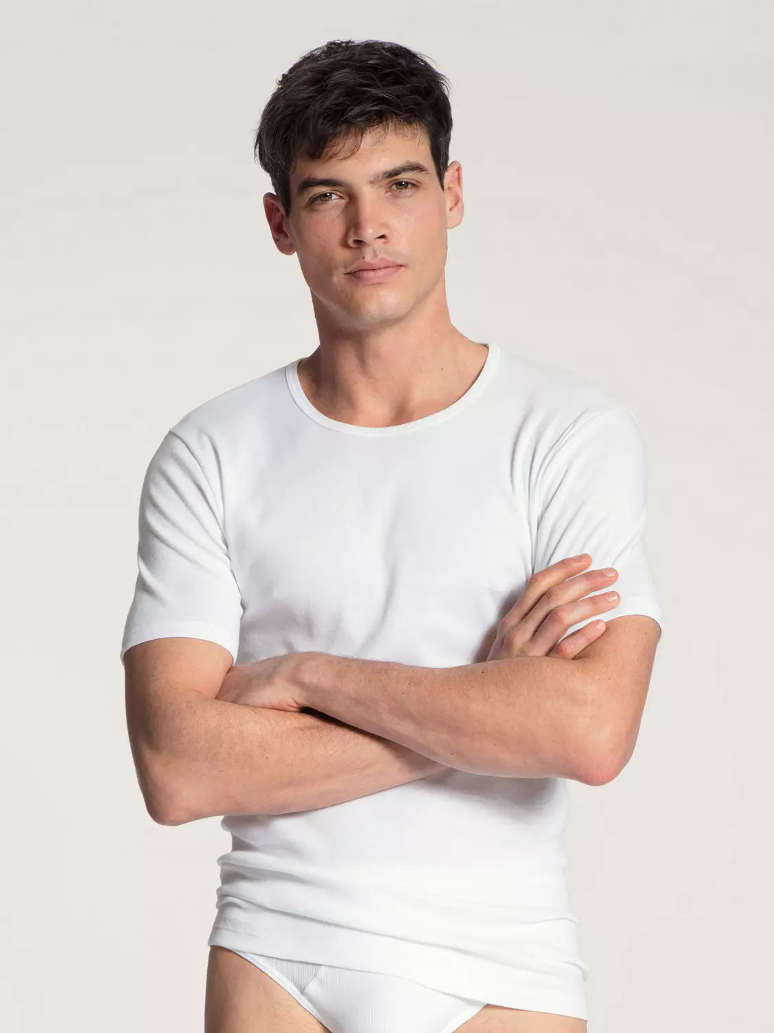 T-Shirt, CLASSIC COTTON 1:1 CALIDA art. 14310 blanc.