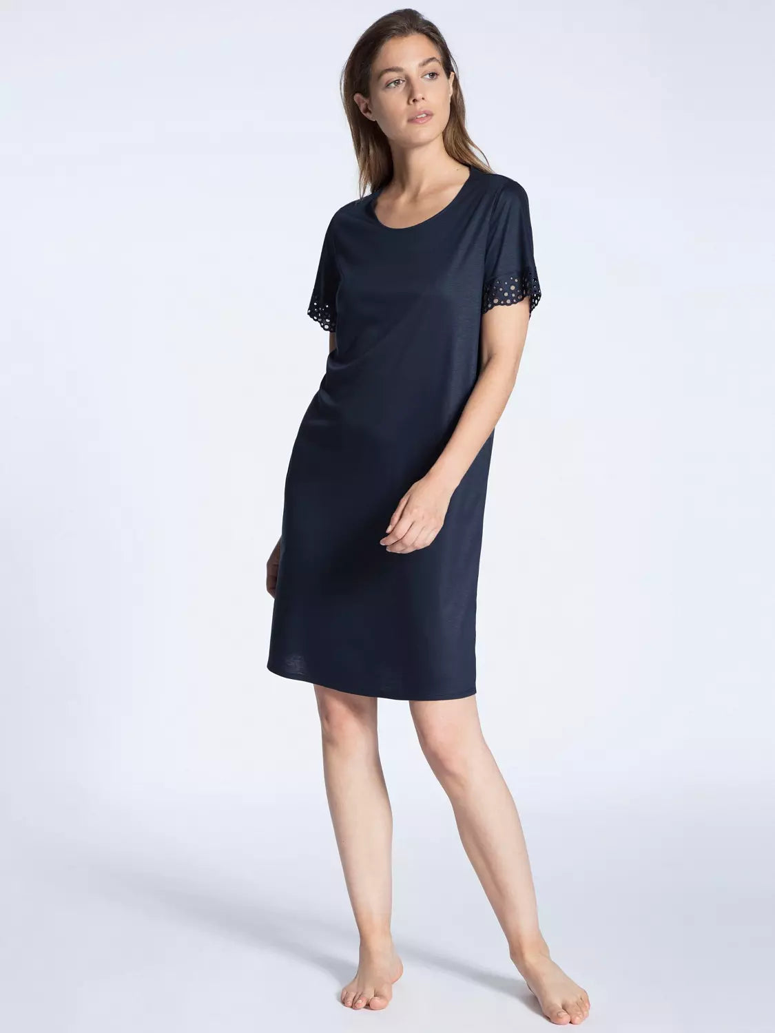Sleepshirt, 95cm bleu foncé.