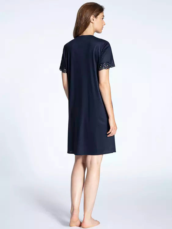 Sleepshirt, 95cm bleu foncé.