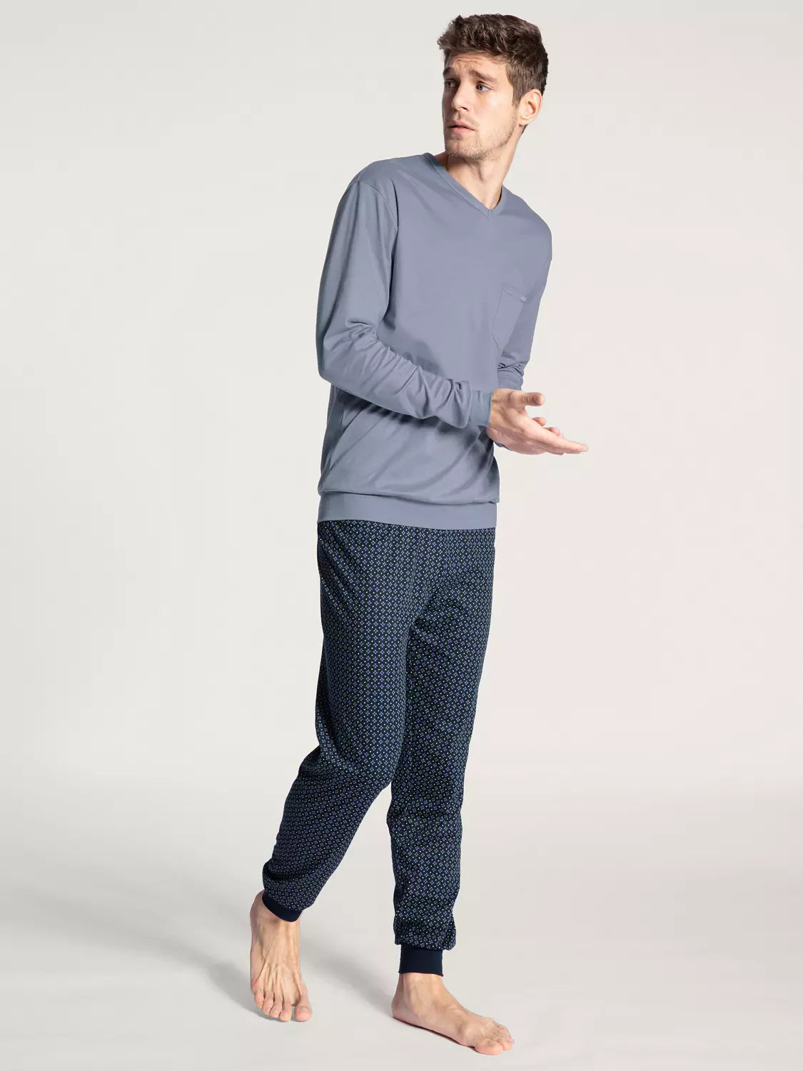RELAX STREAMLINE cuffed pajamas / pajamas