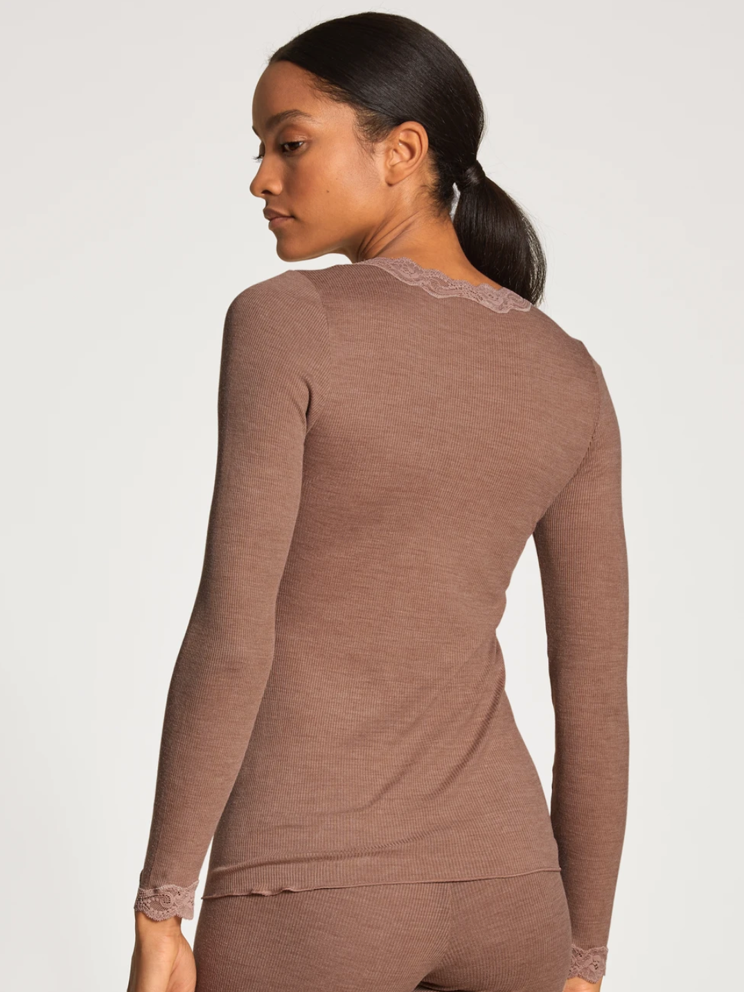 CALIDA RICHESSE LACE T-shirt à manches longues