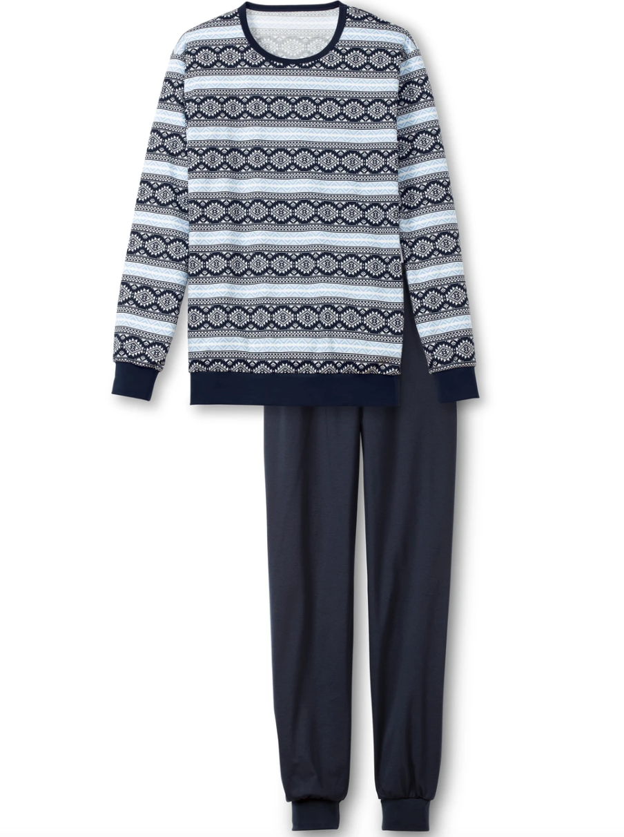 CALIDA RELAX ENJOY Bündchen-Pyjama