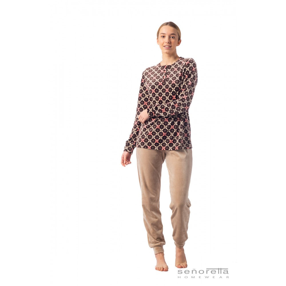 Pyjama imprimé géométrique