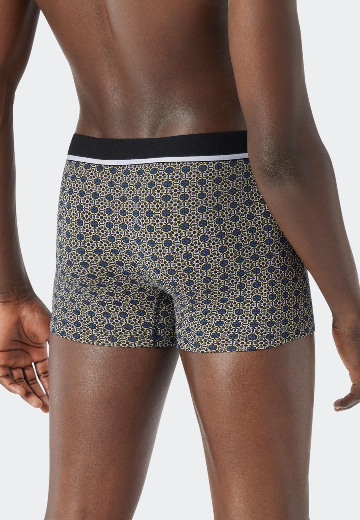 Shorts 3er-Pack Organic Cotton uni gemustert mehrfarbig - 95/5