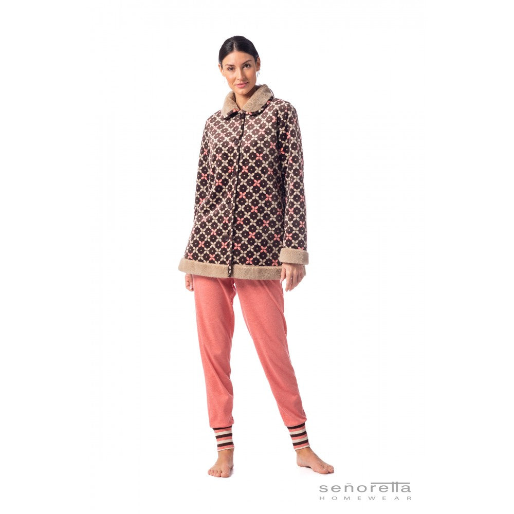 Geometric printed jacket