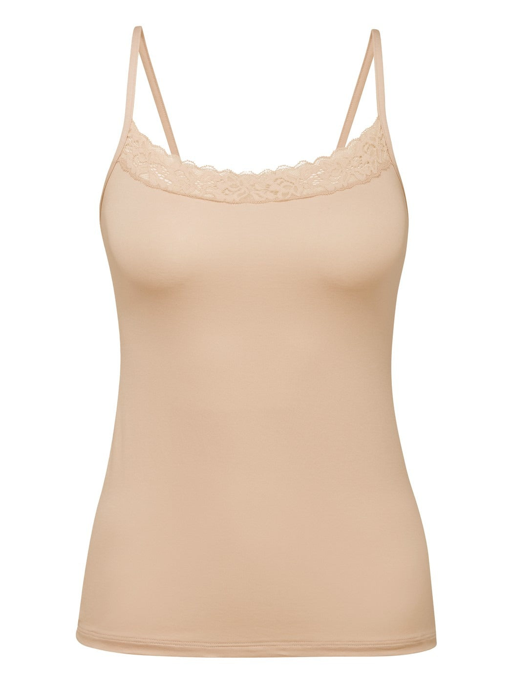 10156-160 Calida Natural Comfort Lace Spaghetti top