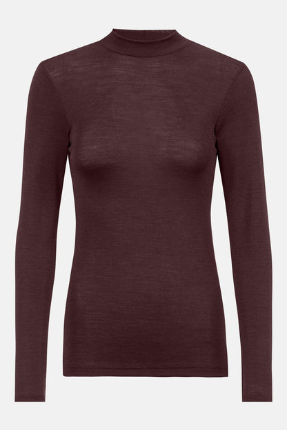 Top mey de manga larga con cuello alto