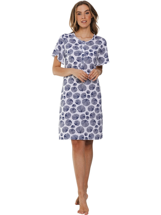 Zetex Nightdress with buttons 100cm