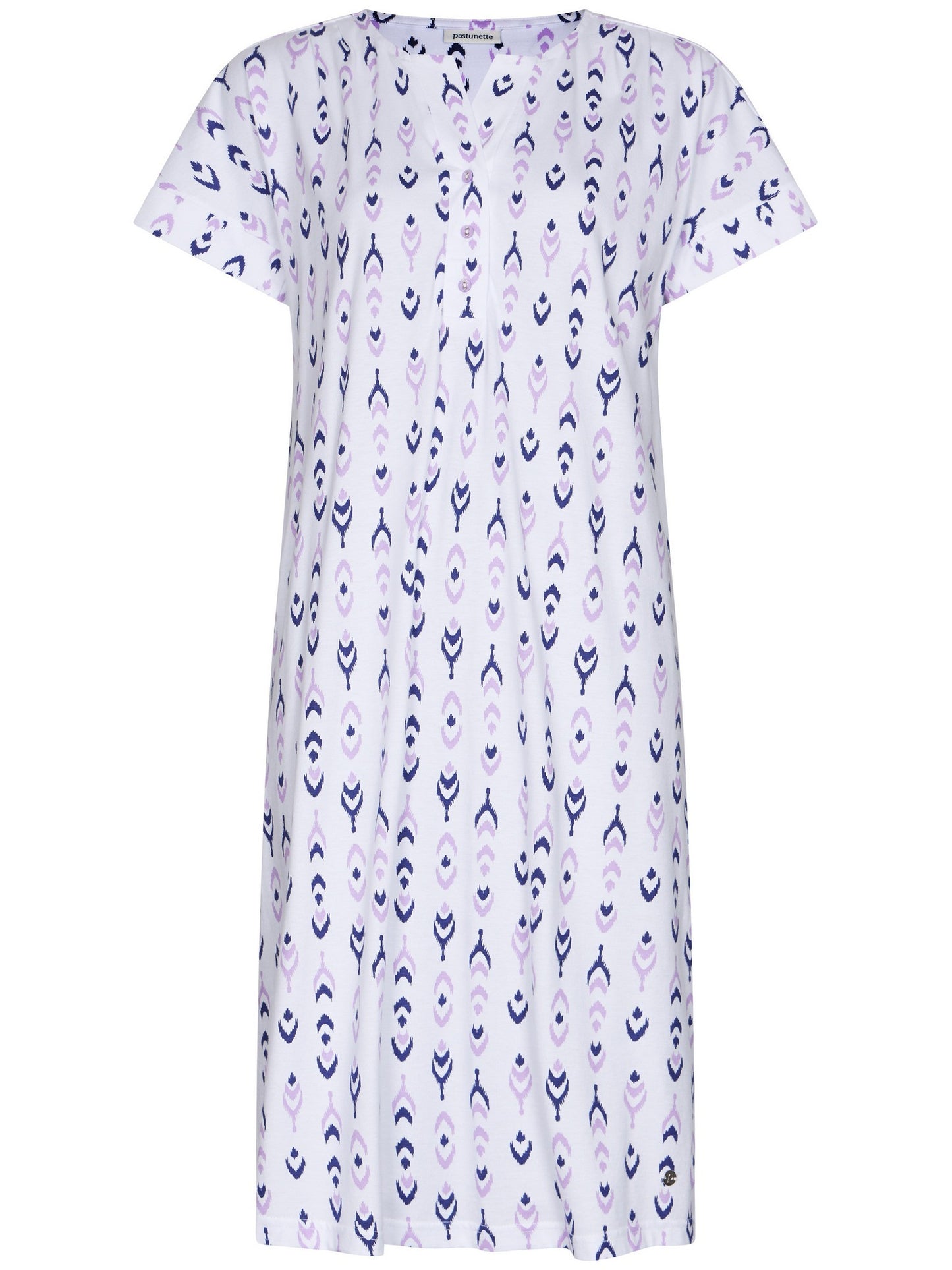 Camisola de noite Zetex com botões (100 cm)