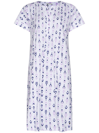 Camisola de noite Zetex com botões (100 cm)