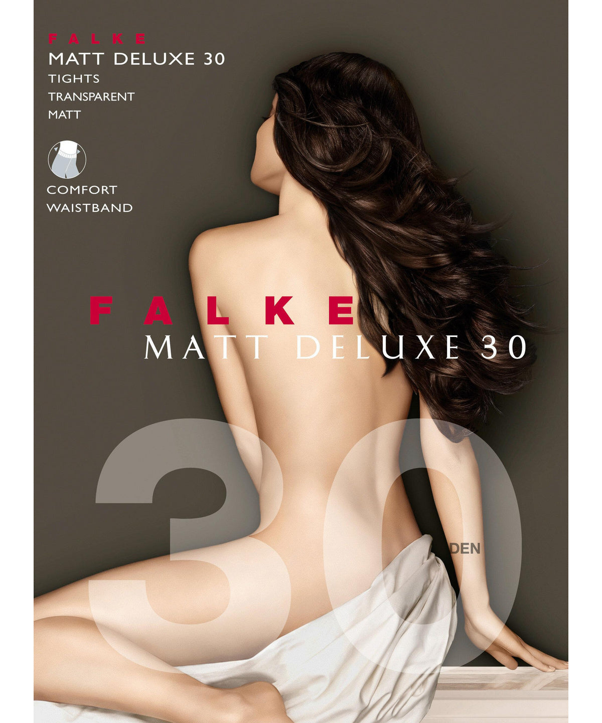 40630-3146 FALKE Matt Deluxe 30 DEN Women Tights sheer & matte Colour: graphite