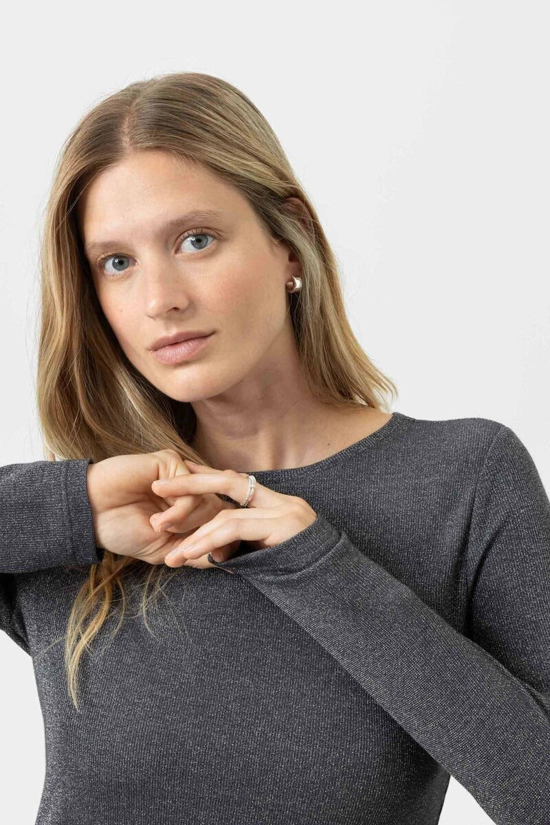 mey Long-sleeved shirt Serie Sparkling Rib