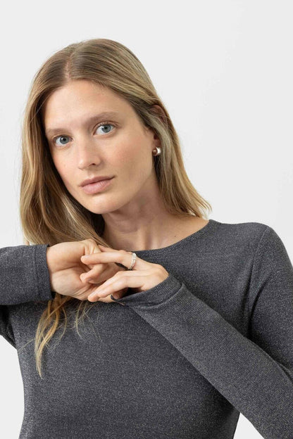 mey Long-sleeved shirt Serie Sparkling Rib