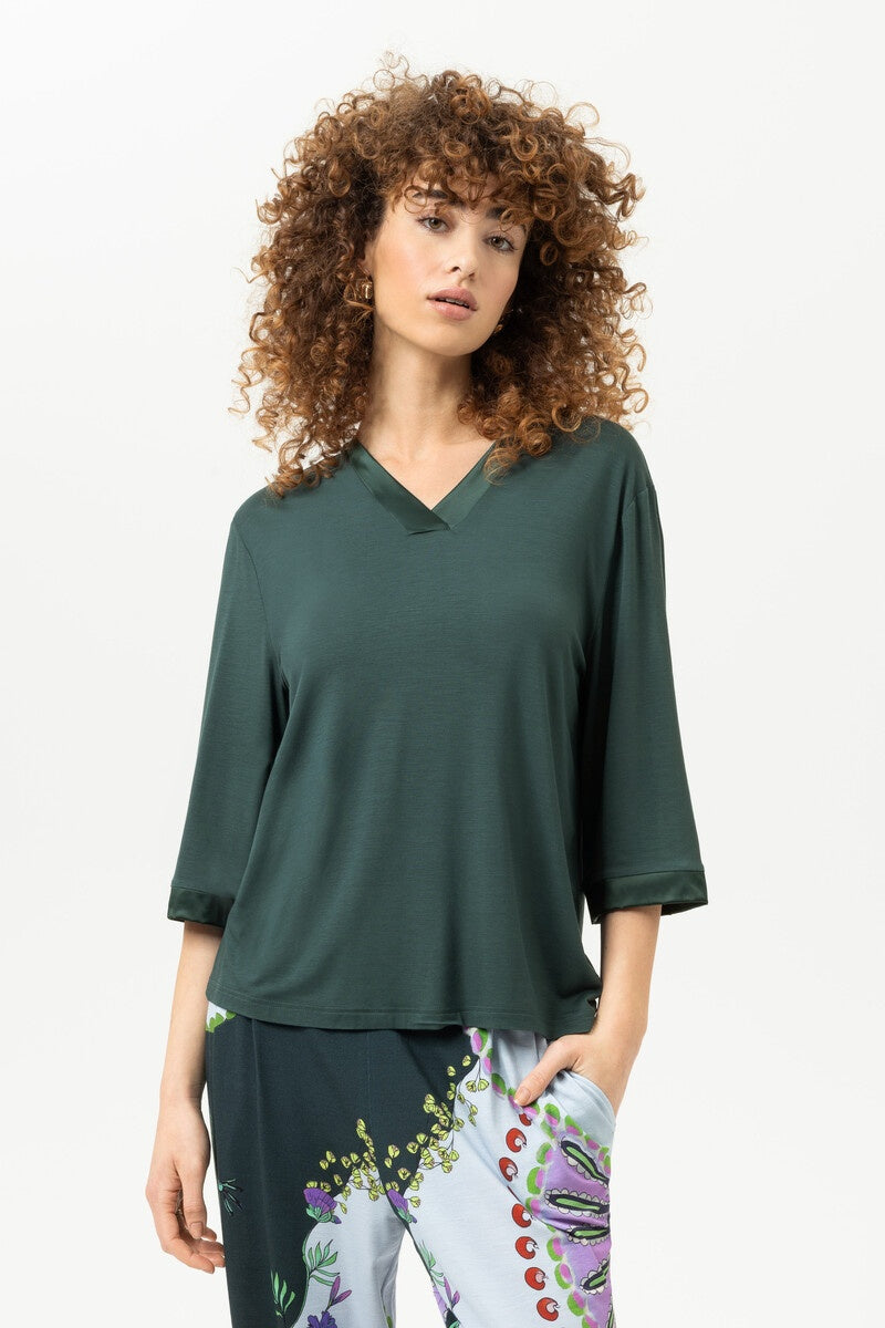 mey 3/4-sleeve T-shirt Color Mystic Jade