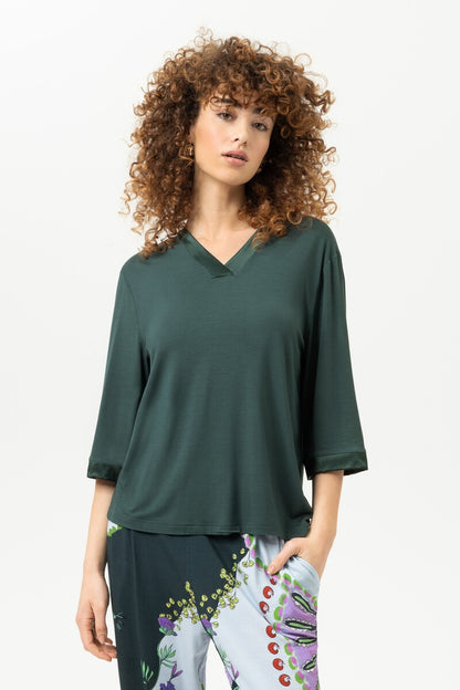mey 3/4-sleeve T-shirt Color Mystic Jade