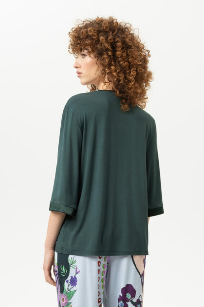 mey 3/4-sleeve T-shirt Color Mystic Jade