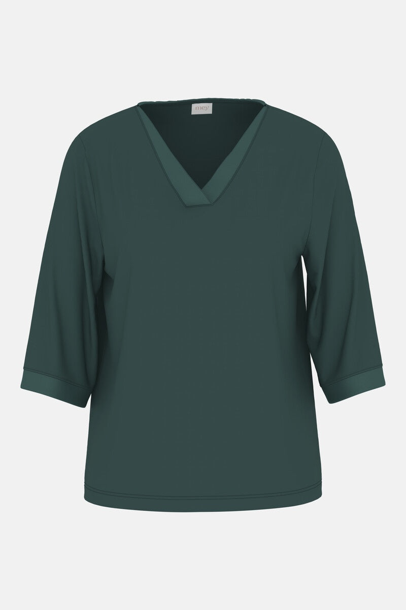 mey 3/4-sleeve T-shirt Color Mystic Jade
