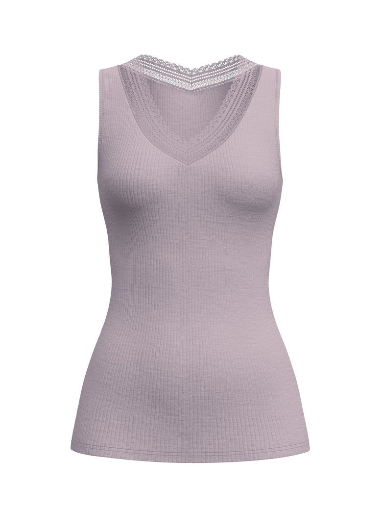 Camiseta de tirantes Calida de lana y seda Serie Silky Wool Joy