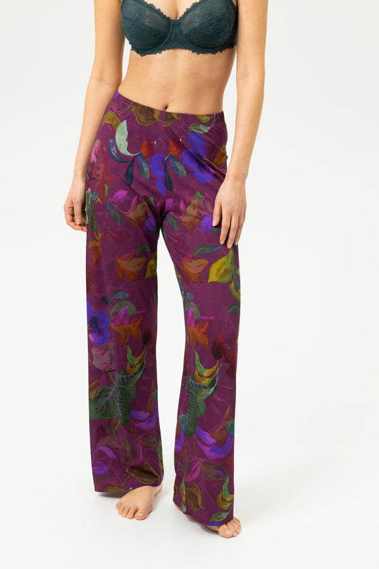 Pantalón largo mey color Crushed Berry
