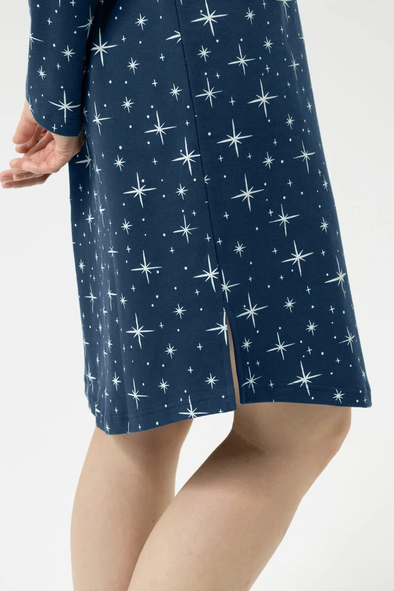mey Long-sleeved nightdress Serie Polar Sky