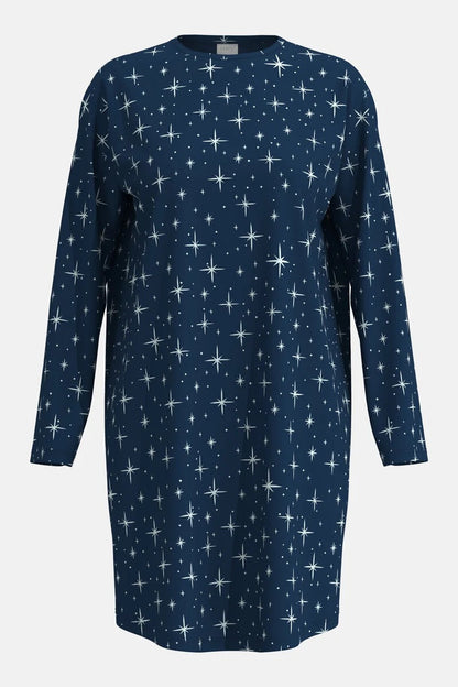 mey Long-sleeved nightdress Serie Polar Sky