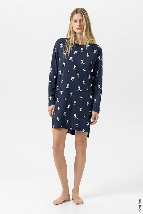 mey Long-sleeved nightdress Serie mey x Peanuts