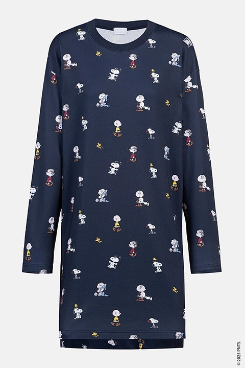 mey Long-sleeved nightdress Serie mey x Peanuts