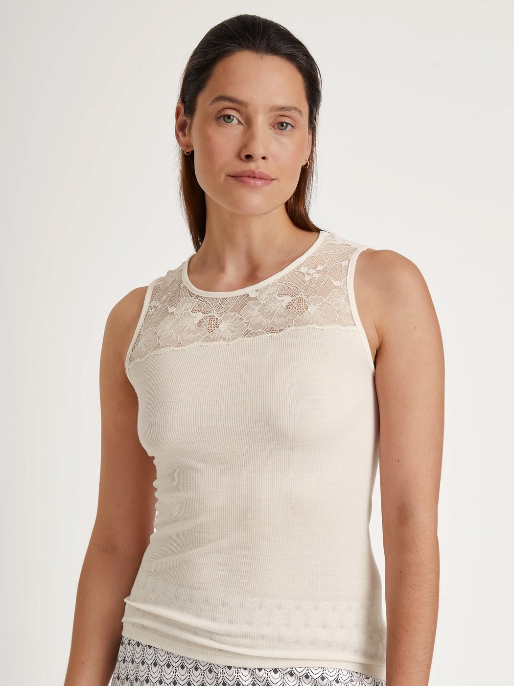 Silky Wool Glam Tank-Top aus Wolle-Seide