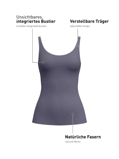 Calida Natural Skin Tank top with bustier
