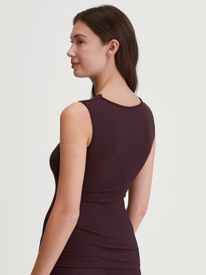Calida Silky Wool Joy Tank top made from wool and silk
