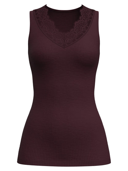 Calida Silky Wool Joy Tank top made from wool and silk