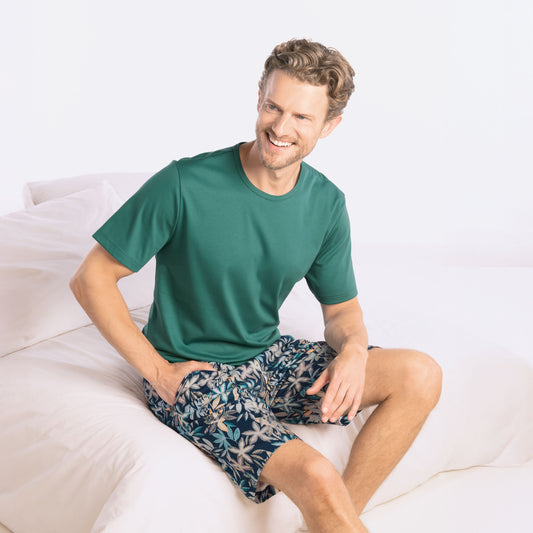 ISA Pyjama short, round-neck