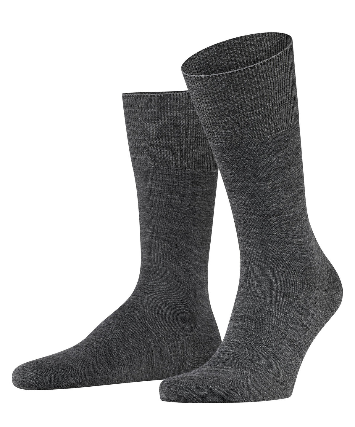 14435-3070 FALKE Airport Men Socks heat-regulating due to virgin wool Colour: dark grey