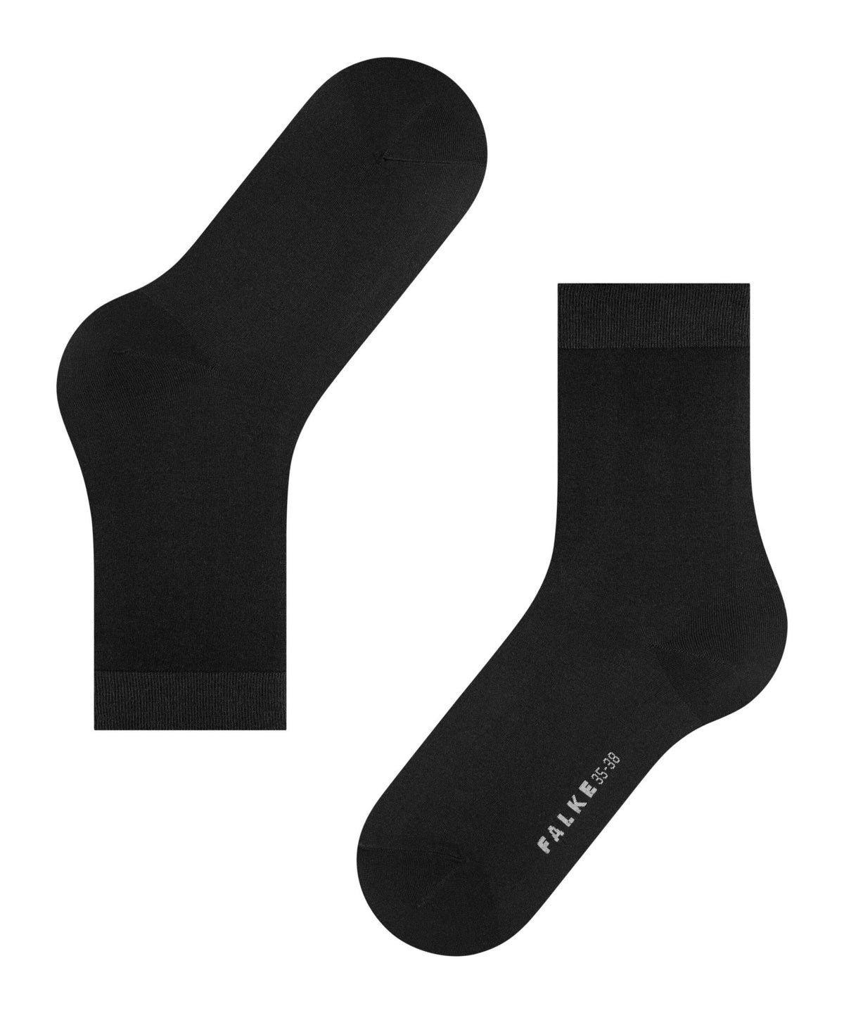 47105-3000 FALKE Cotton Touch Women Socks with very fine mesh structure Colour: black