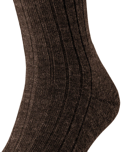 15410-5450 FALKE Teppich im Schuh Men Knee-high socks with sole padding Colour: dark brown