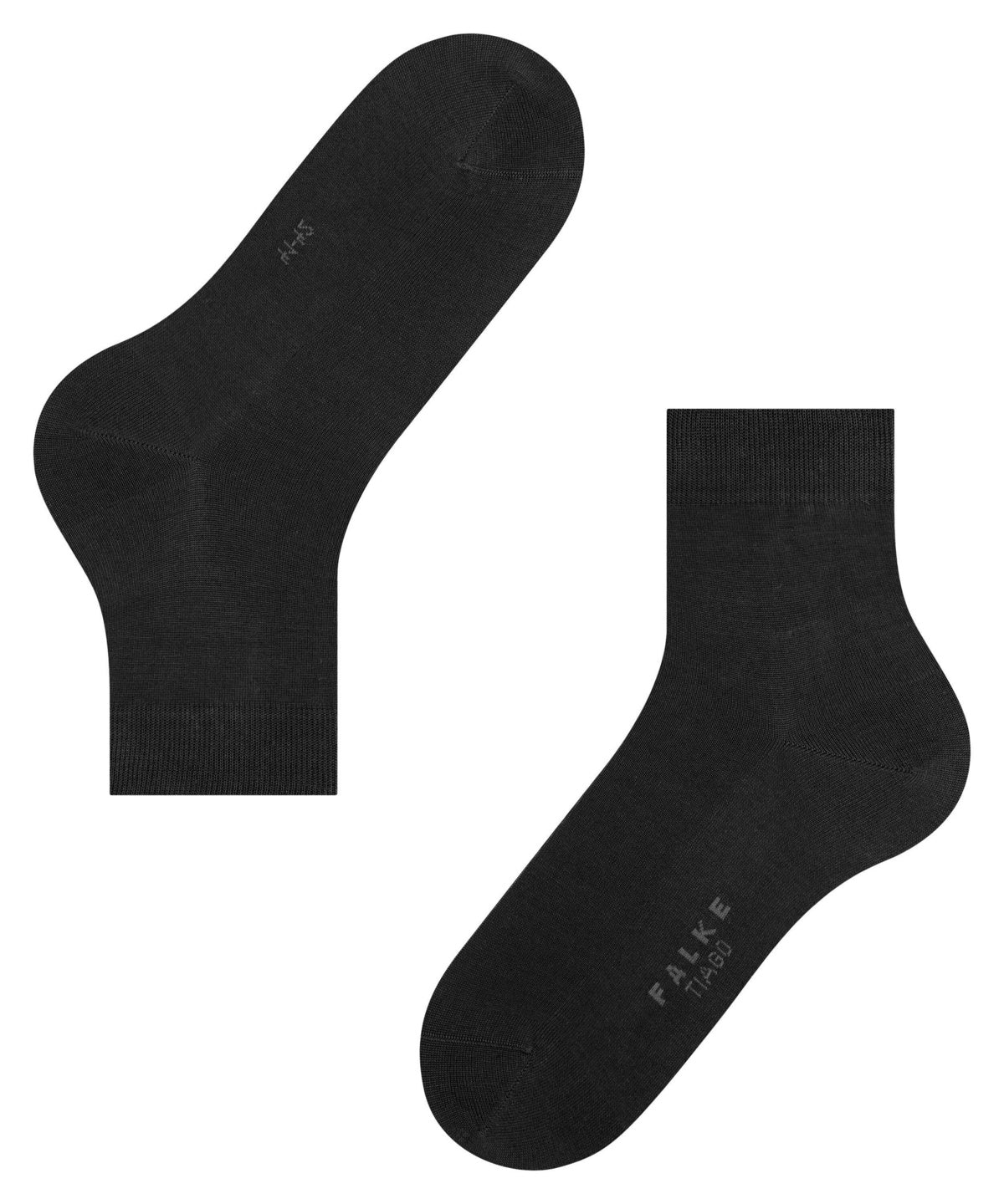 12422-3000 FALKE Tiago Men Short socks with sheer shimmer Colour: black