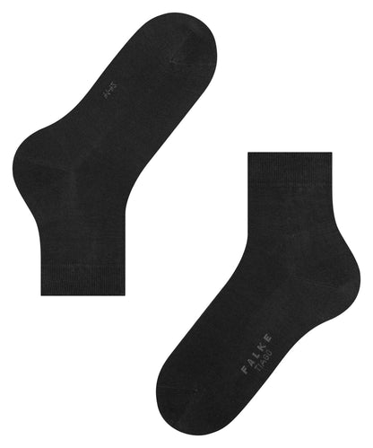 12422-3000 FALKE Tiago Men Short socks with sheer shimmer Colour: black